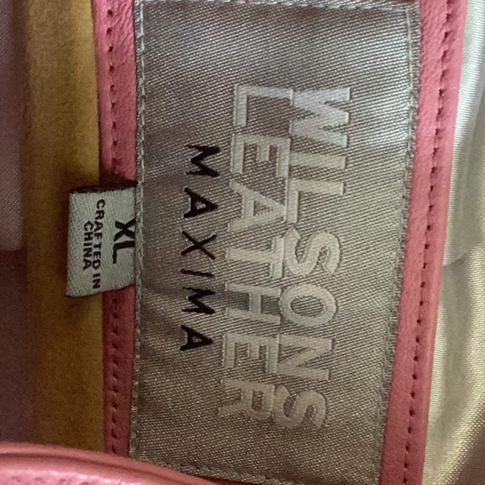 Leather jacket—Wilson Maxima - Picture 3 of 7